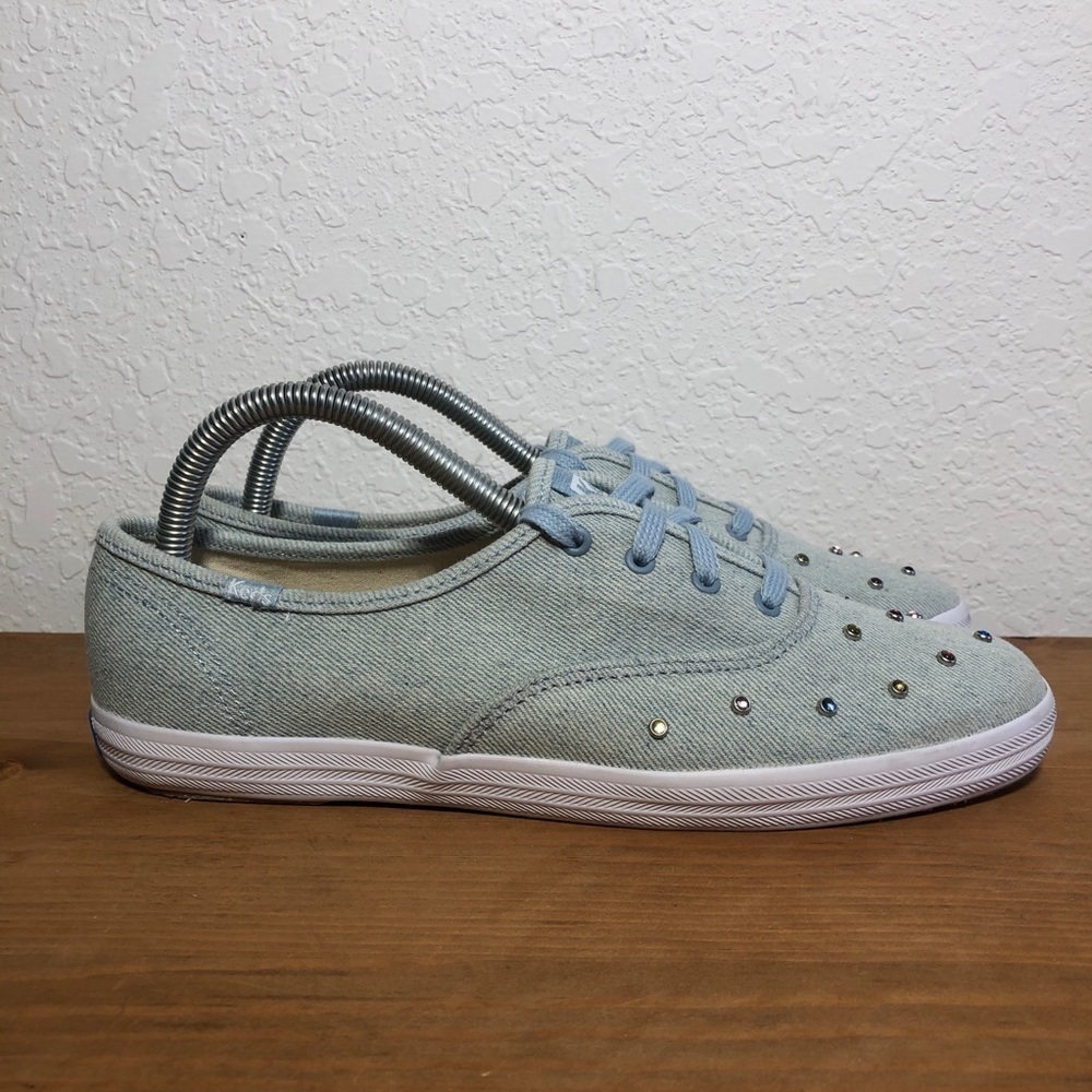 Keds Starlight Denim Stud Womens Size 8.5 Blue Sneakers